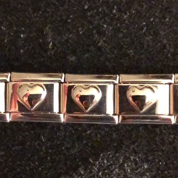 90s Authentic Silver Stainless Steel Charms for Italian Charm Bracelets. 17♥️s